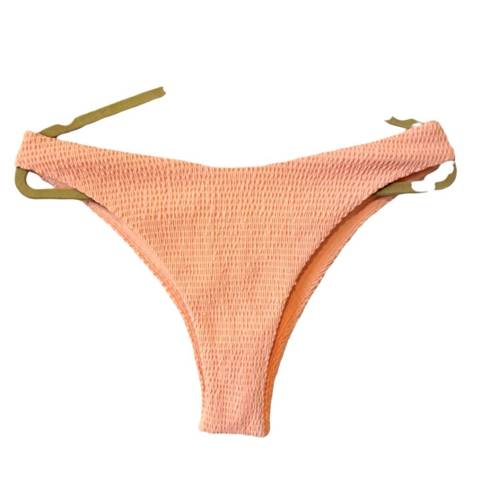 Hollister Swim Be The Sunshine Bikini Bottom Ballet core Peachy Color SZ XL NWOT